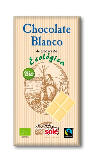 CHOCOLATE BLANCO ECO 100gr-SOLE