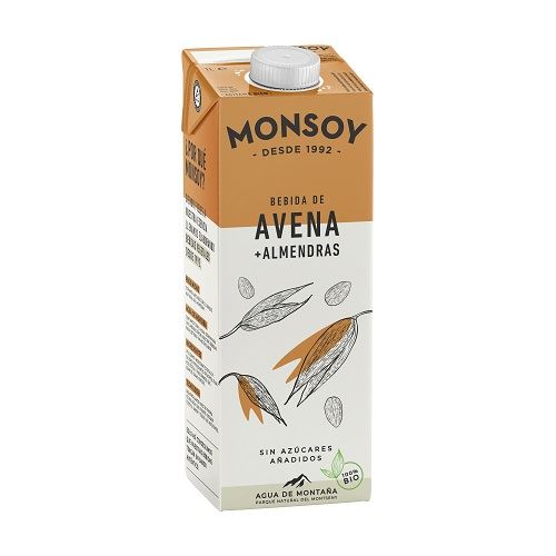 BEBIDA AVENA ALMENDRA S/A ECO 1L (U/C 6 )-MONSOY