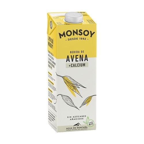 BEBIDA AVENA CALCIO S/A ECO 1L (U/C6)-MONSOY