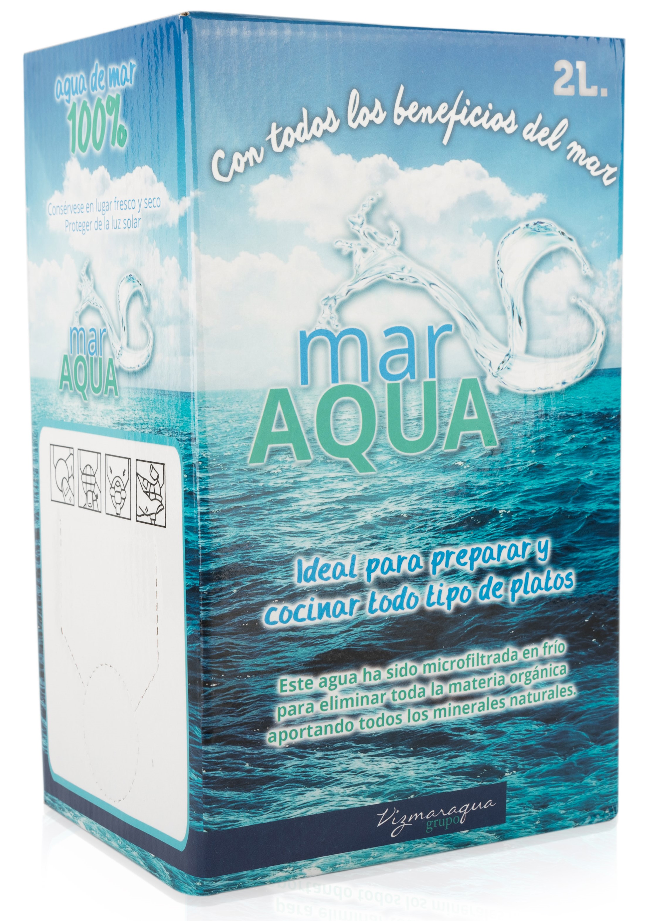 AGUA MAR CAJA 2L-MAR AQUA