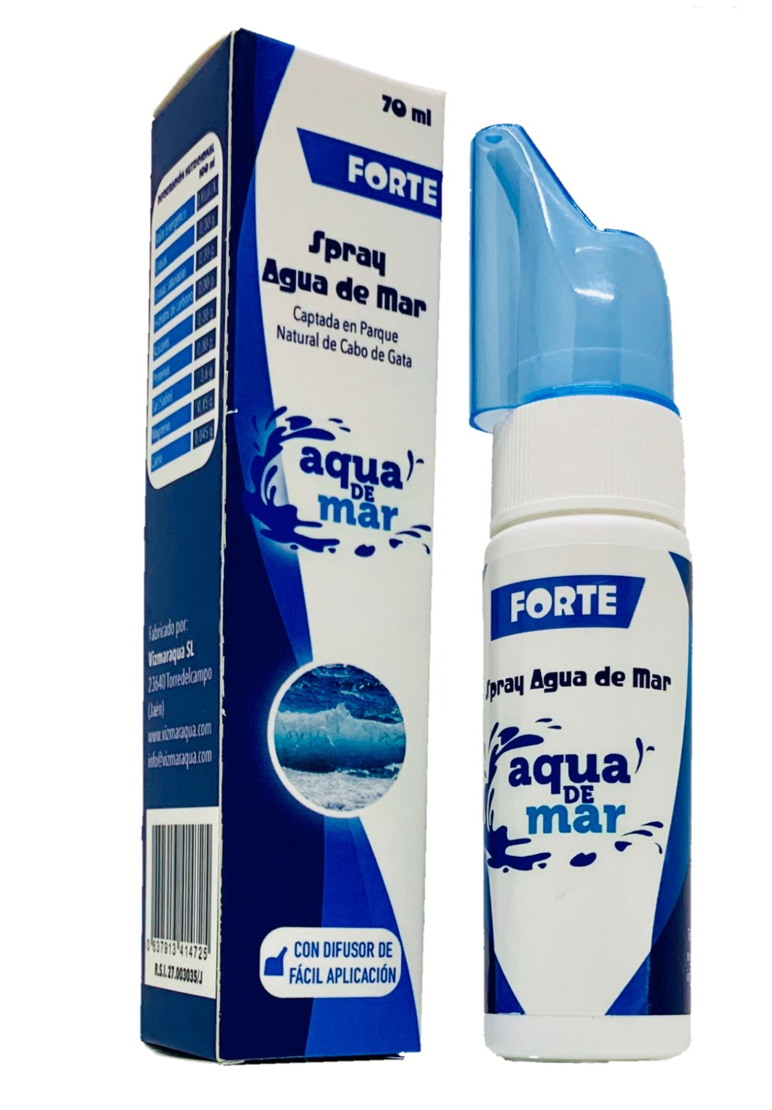 AGUA MAR SPRAY FORTE 70ml-AGUA DE MAR