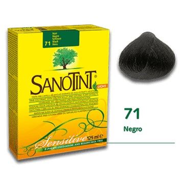 TINTE 71 SANOTINT SENSITIVE NEGRO