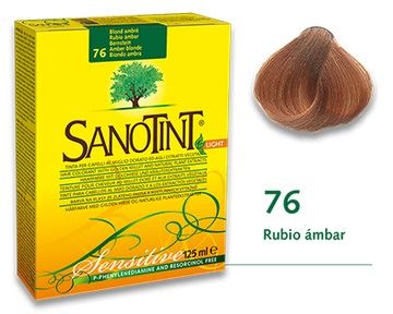 TINTE 76 SANOTINT SENSITIVE RUBIO AMBAR