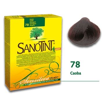 TINTE 78 SANOTINT SENSITIVE CAOBA