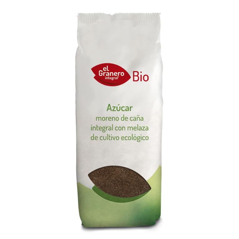 AZÚCAR MORENO INTEGRAL DE CAÑA CON MELAZA BIO 1Kg (U/C 12)-EL GRANERO