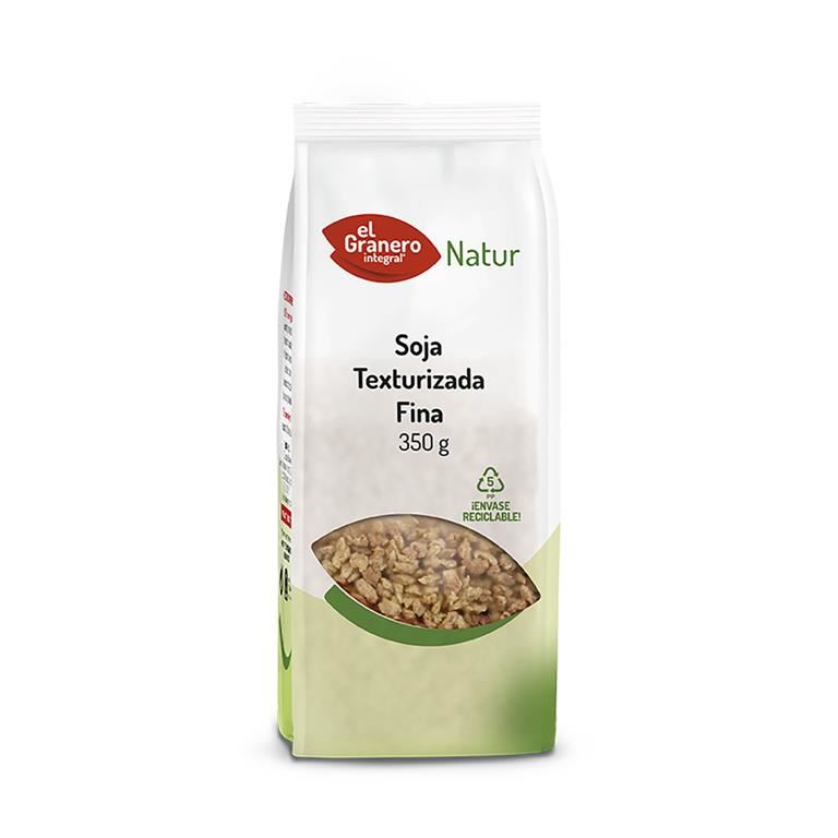 SOJA TEXTURIZADA FINA NATUR 350gr (U/C 10)-EL GRANERO