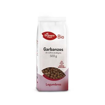 GARBANZOS BIO 500gr (U/C 12)-EL GRANERO