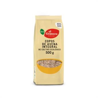 COPOS AVENA GRUESOS INTEGRAL BIO 500gr (U/C 12)-EL GRANERO