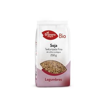 SOJA TEXTURIZADA FINA BIO 250gr (U/C 12)-EL GRANERO