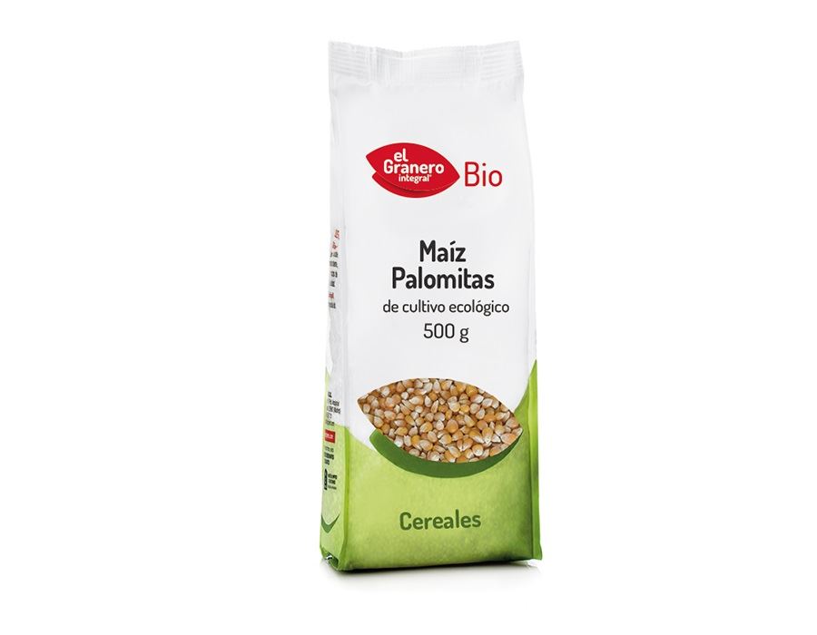 MAÍZ PARA PALOMITAS BIO 500gr (U/C 12)12-EL GRANERO