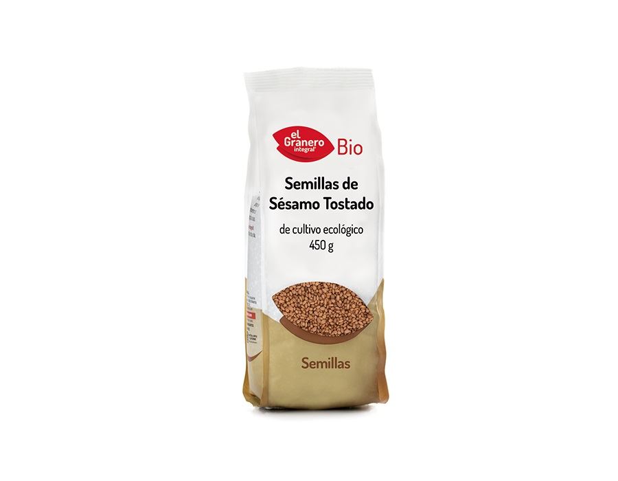 SÉSAMO TOSTADO BIO 400gr (U/C 6)-EL GRANERO