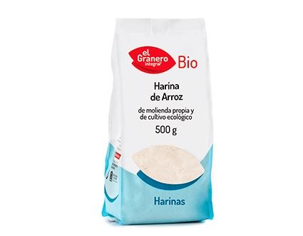 HARINA ARROZ BIO 500gr (U/C 8)-EL GRANERO