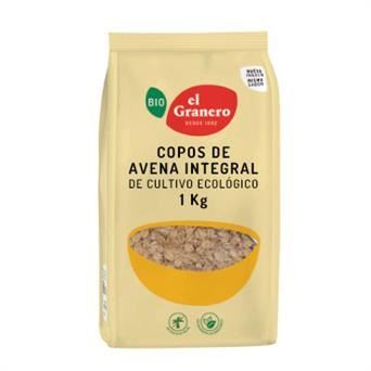 COPOS AVENA GRUESOS INTEGRAL BIO 1Kg (U/C 10)-EL GRANERO