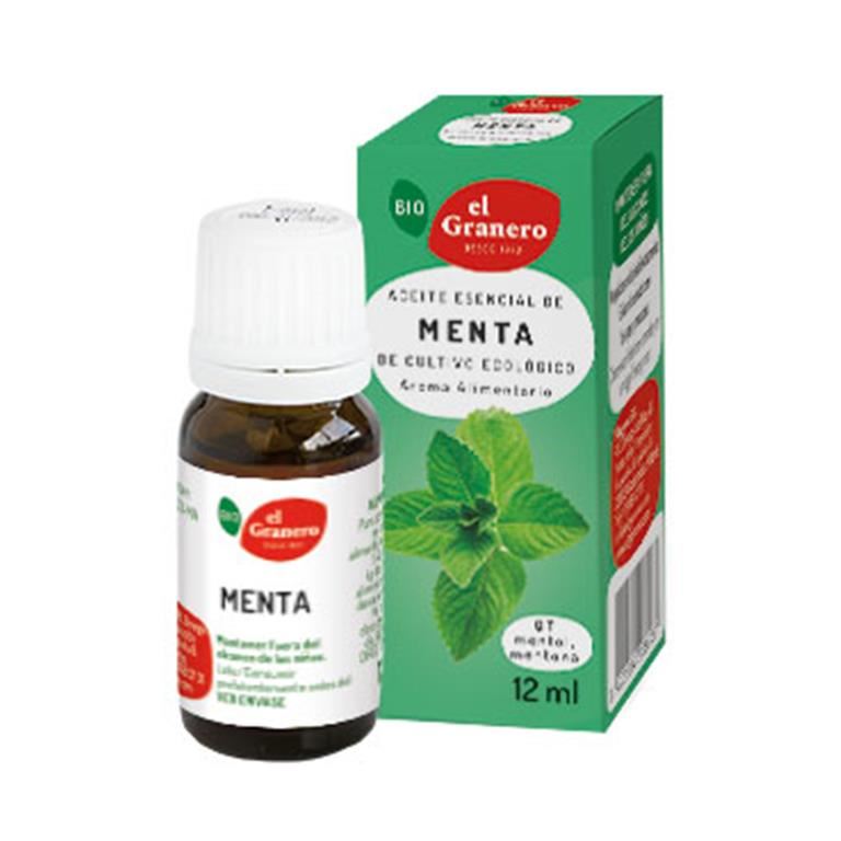 ACEITE ESENCIAL MENTA BIO 12ml (U/C 6)-EL GRANERO