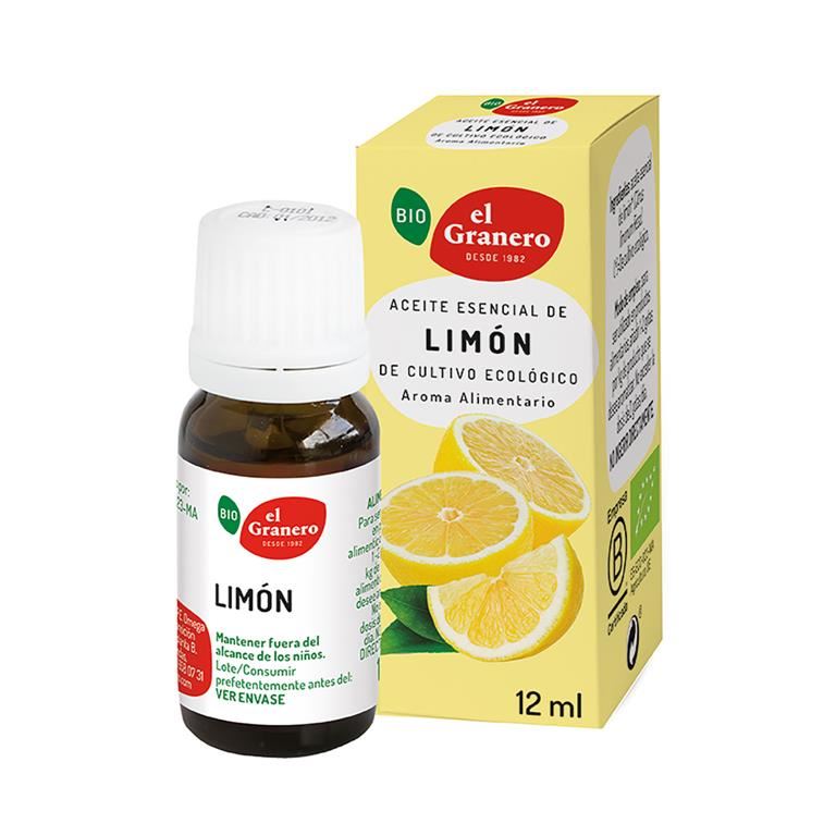 ACEITE ESENCIAL LIMÓN BIO 12ml (U/C 6)-EL GRANERO