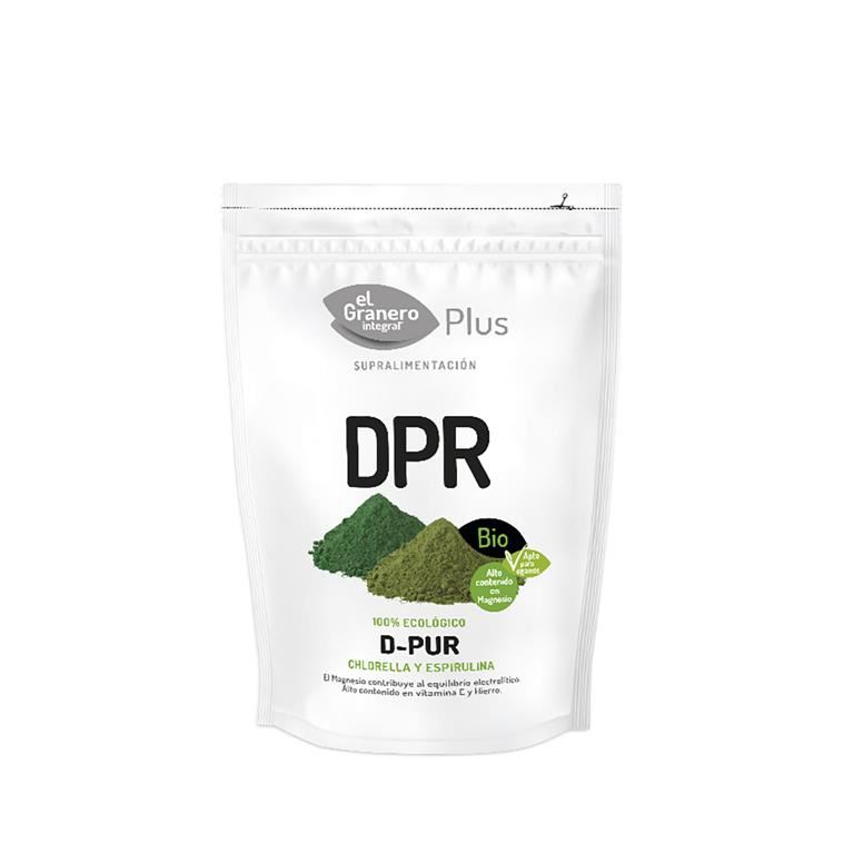 D-PUR (CHLORELLA Y SPIRULINA) BIO 200gr-EL GRANERO