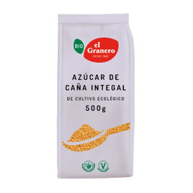 AZÚCAR DE CAÑA INTEGRAL BIO 500gr (U/C 12)-EL GRANERO