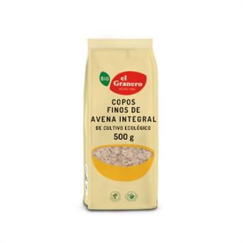 COPOS AVENA FINOS INTEGRAL BIO 500gr (U/C 12)-EL GRANERO