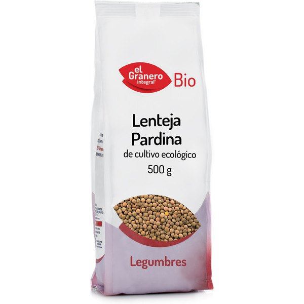 LENTEJA PARDINA BIO 500gr (U/C 12)-EL GRANERO