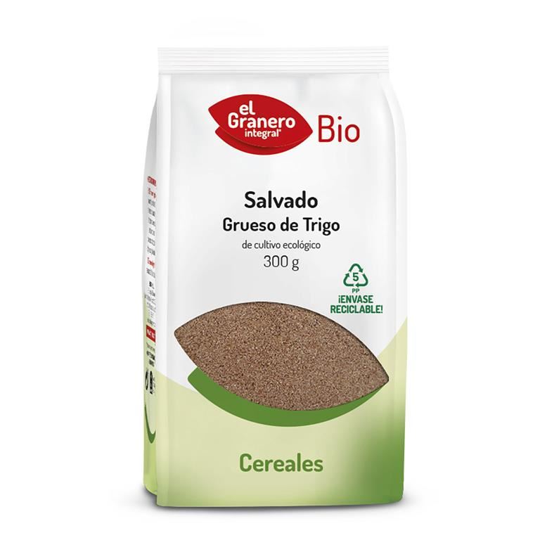 SALVADO TRIGO GRUESO BIO 300gr-EL GRANERO