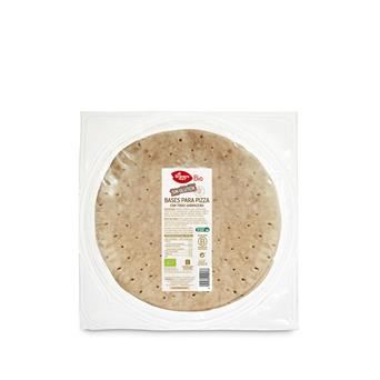BASE PIZZA CON TRIGO SARRACENO S/G (2 bases) BIO 250gr (U/C 7)-EL GRANERO