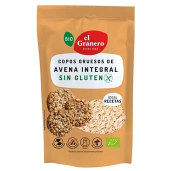 COPOS AVENA GRUESOS INTEGRAL S/G BIO 500gr (U/C 6)-EL GRANERO