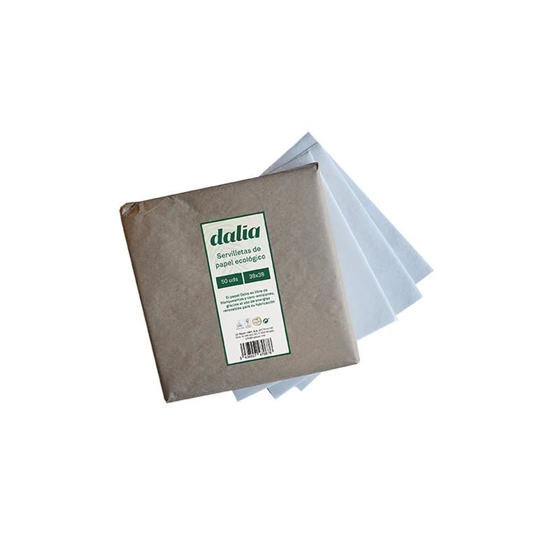 PACK 50 SERVILLETAS SIN BLANQUEAR BIO (U/C 30) - DALIA