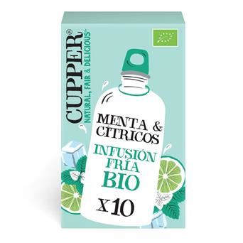 INFU. FRÍA MENTA Y CÍTRICOS BIO 10 FILTROS-CUPPER