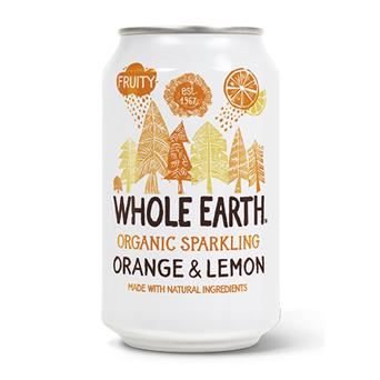 REFRESCO NARANJA Y LIMÓN BIO 330ml (U/C 24)-WHOLE EARTH