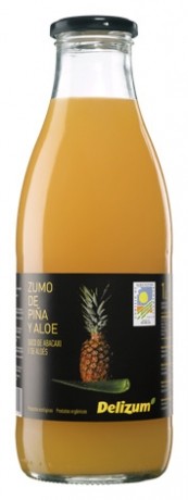 ZUMO PIÑA Y ALOE ECO 750ml-DELIZUM