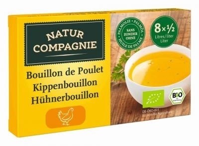 CALDO POLLO PASTILLAS BIO 88gr-NATUR COMPAGNIE