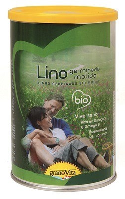 LINO GERMINADO MOLIDO BIO 500gr-GRANOVITA