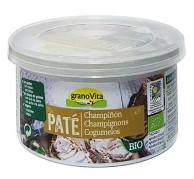 PATÉ CHAMPIÑÓN (a. girasol) BIO 125gr-GRANOVITA