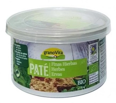 PATÉ FINAS HIERBAS (a. girasol) BIO 125gr-GRANOVITA