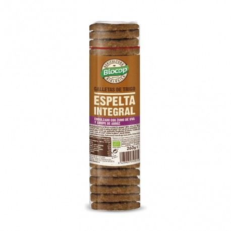 GALLETAS TRIGO ESPELTA INTEGRAL 260gr (U/C 12)-BIOCOP