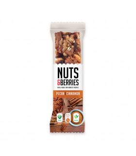 BARRITA NUECES CANELA BIO 30gr-NUTS&BERRIES