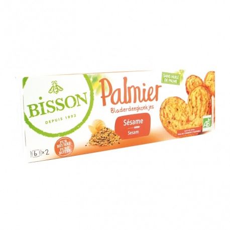 PALMERAS PALMIER SESAMO BIO 100gr-BISSON 