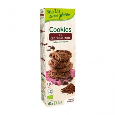 GALLETAS COOKIE CHOCO NEGRO BIO 150gr-MA VIE SANS