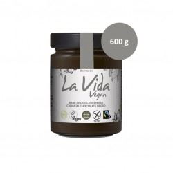 CREMA CHOCOLATE NEGRO 600gr (U/C 6)-VIDA VEGAN 