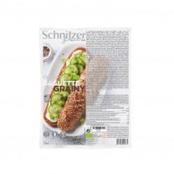 PAN BAGUETTE SEMILLAS GRAINY S/G 320gr-SCHNITZER 