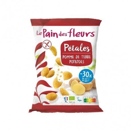 CHIPS PETALOS PATATA BIO 75gr (U/C 6)-LE PAIN DES FLEURS 