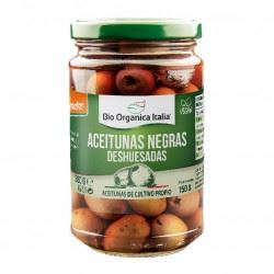 ACEITUNA NEGRA DESHUESADA 280gr (U/C5)-BIO ORGANICA ITALIA 