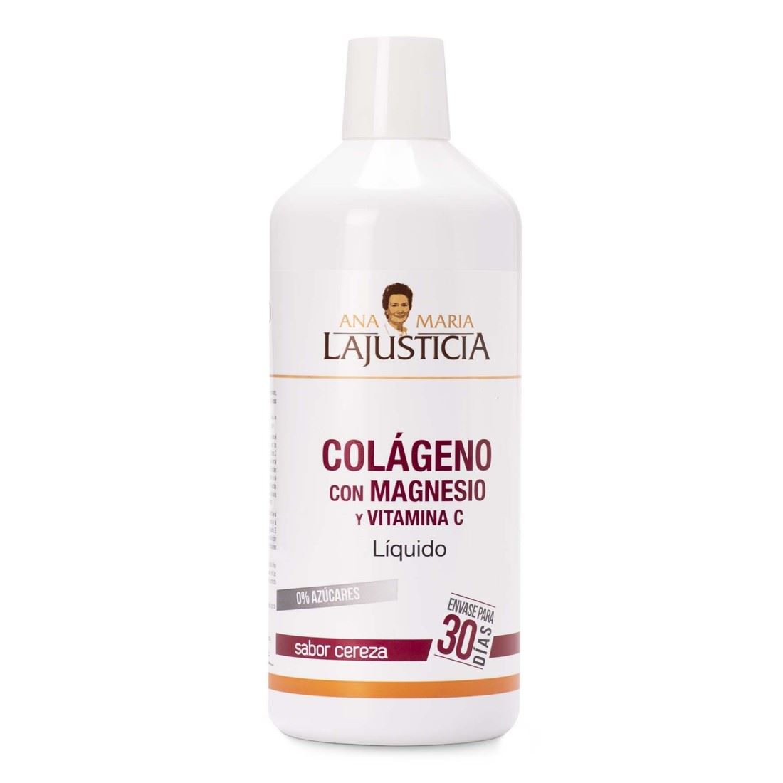 COLÁGENO CON MAGNESIO + VITAMINA C CEREZA 1L-ANA MARIA LAJUSTICIA