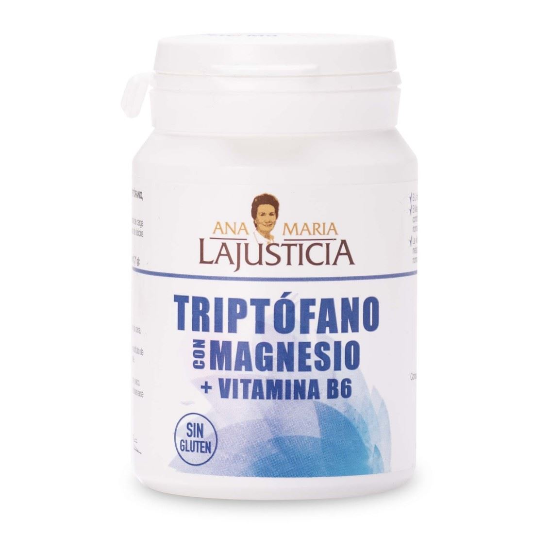 TRIPTÓFANO CON MAGNESIO + VITAMINA B6 60comp-ANA MARIA LAJUSTICIA