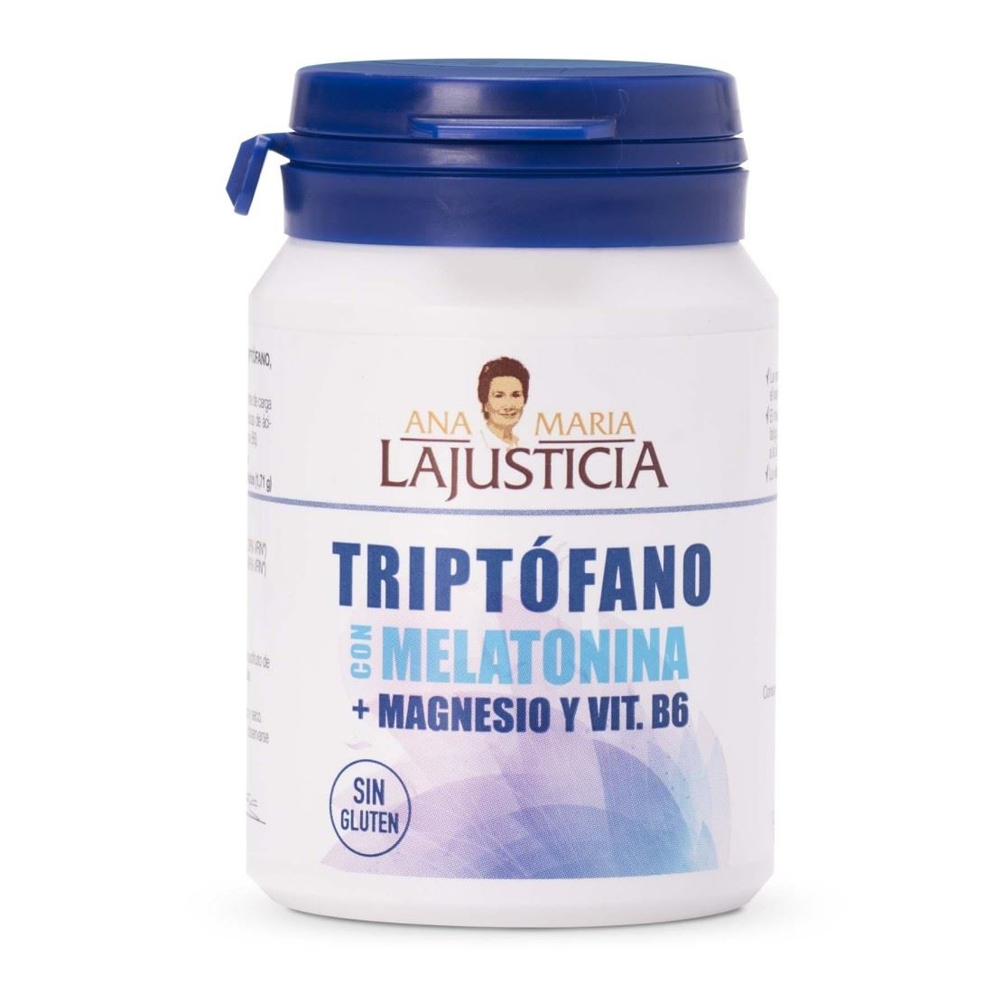 TRIPTÓFANO CON MELATONINA +MAGNESIO + VITAMINA B6 60comp-ANA MARIA LAJUSTICIA