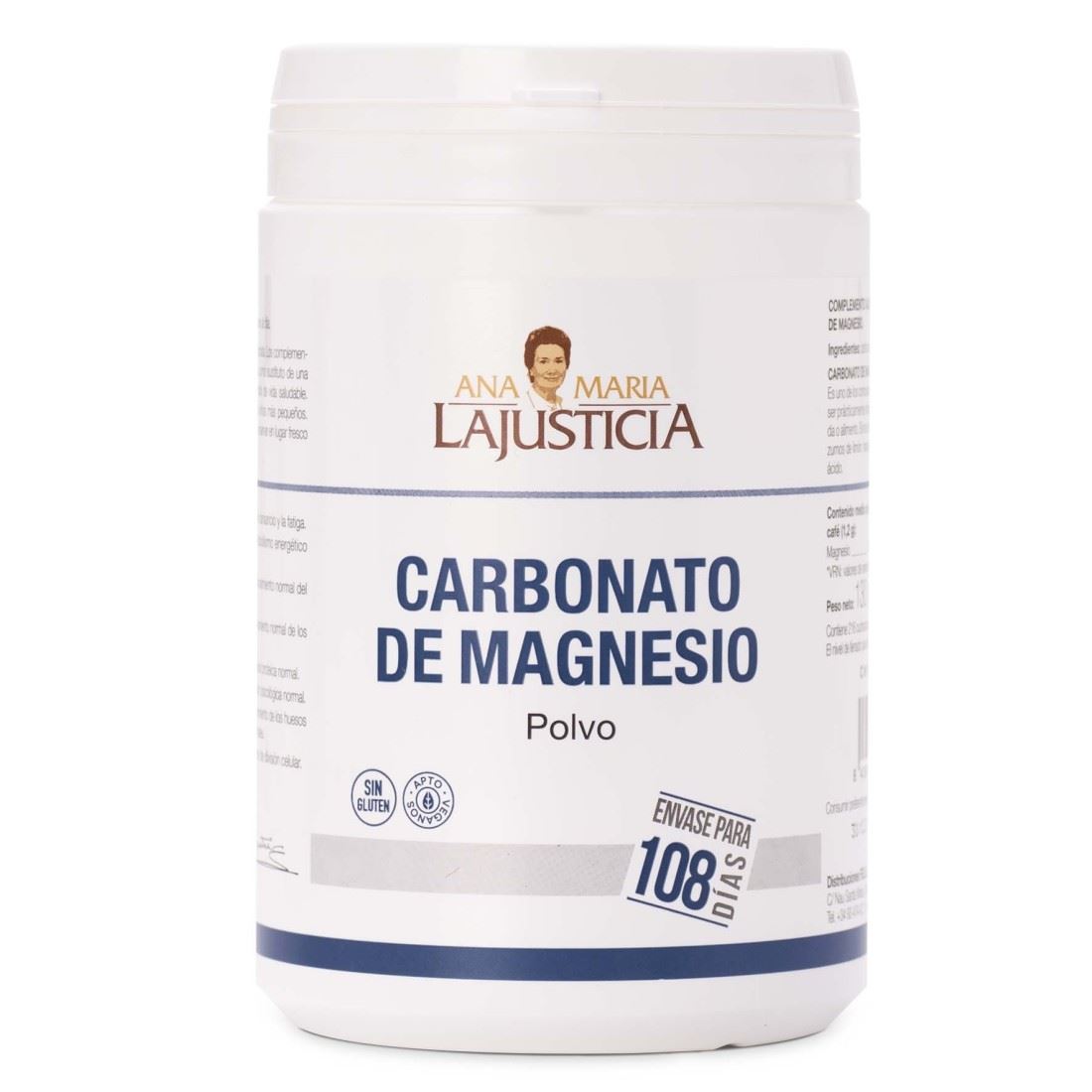 CARBONATO MAGNESIO 130gr-ANA MARIA LAJUSTICIA