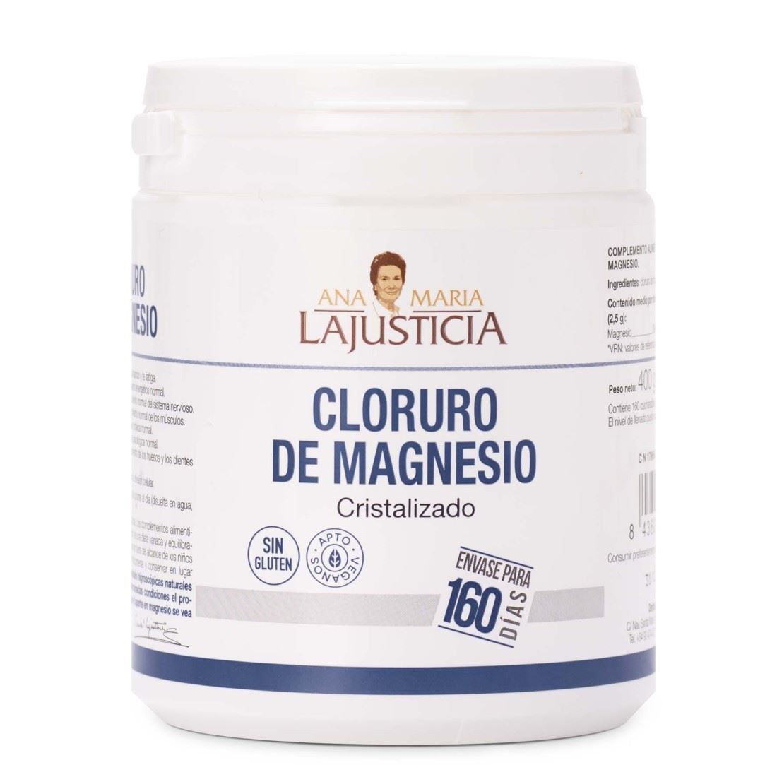 CLORURO MAGNESIO 400gr-ANA MARIA LAJUSTICIA