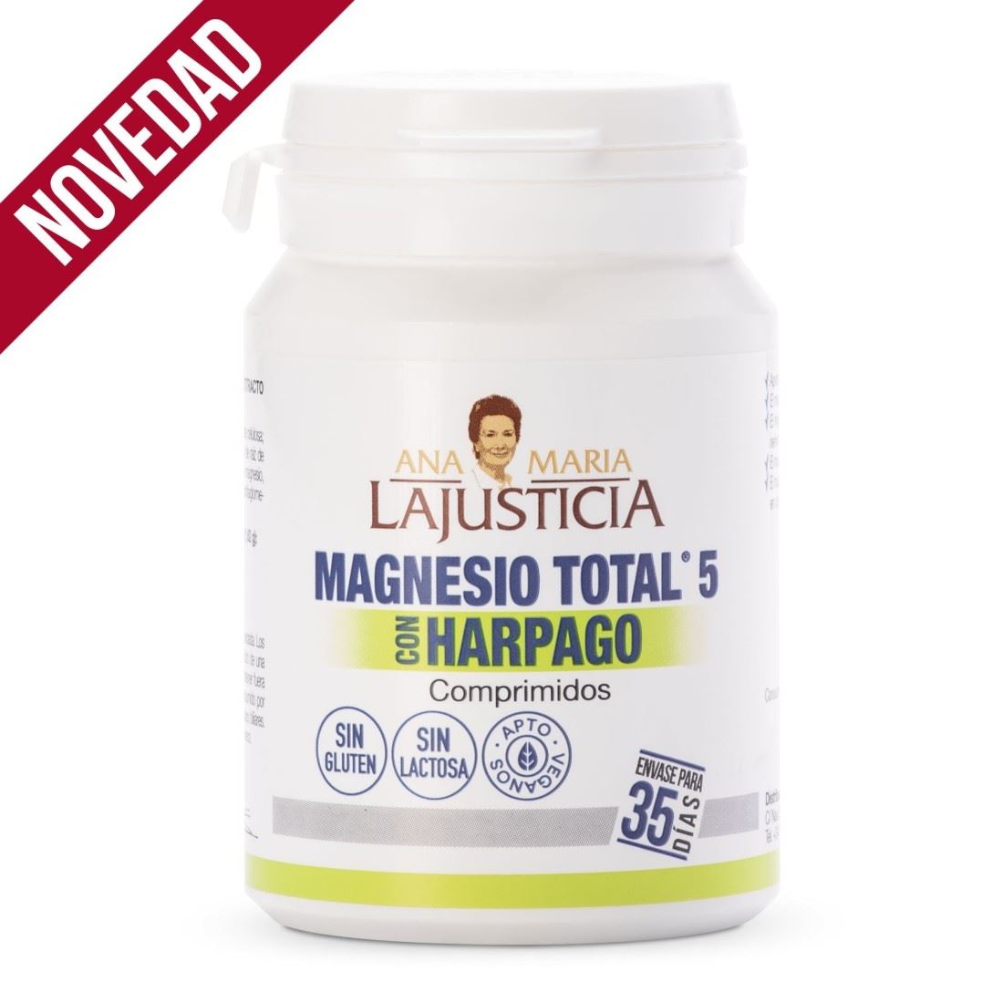 MAGNESIO TOTAL 5 SALES+ HARPAGOFITO 70comp-ANA MARIA LAJUSTICIA