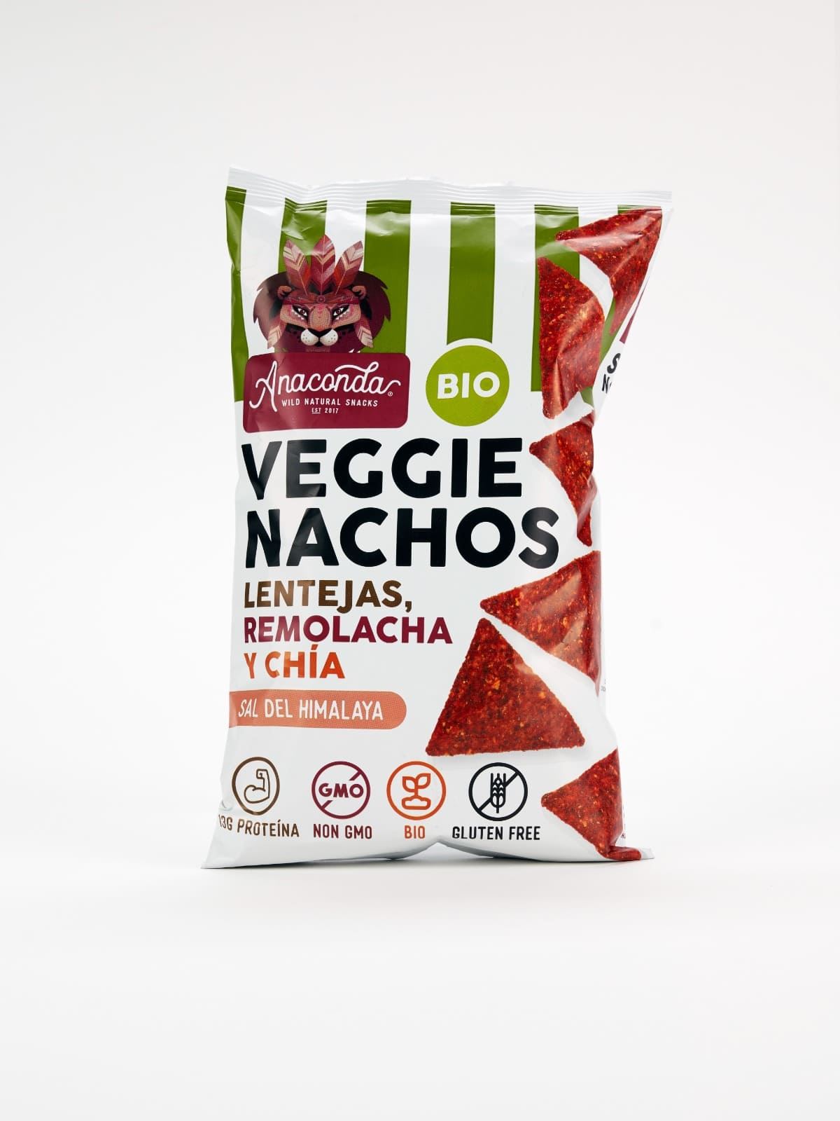 NACHOS LENTEJAS, REMOLACHA Y CHÍA S/G BIO 125gr-ANACONDA