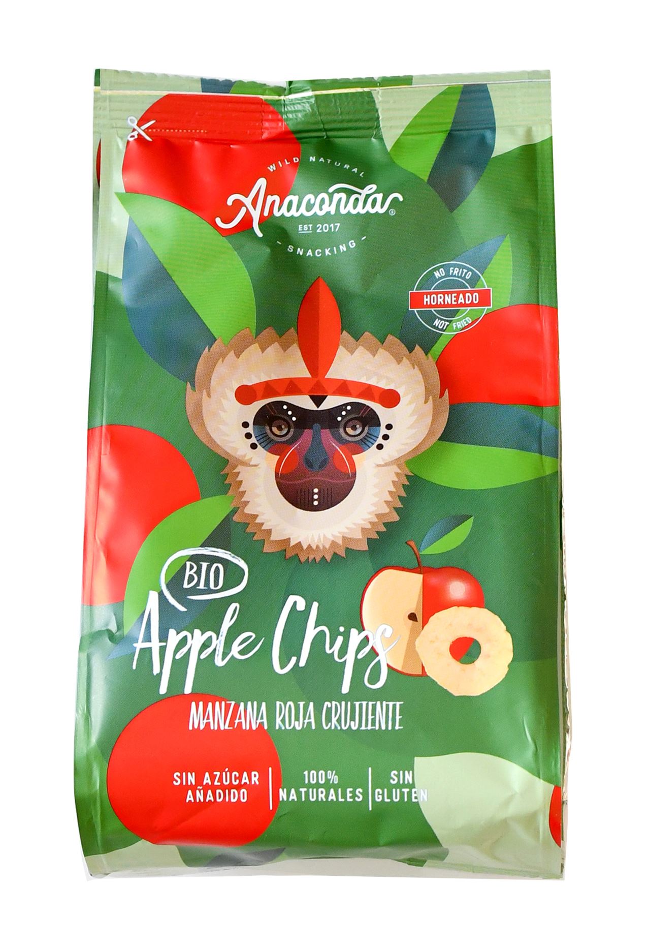 CHIPS MANZANA BIO 20gr-ANACONDA